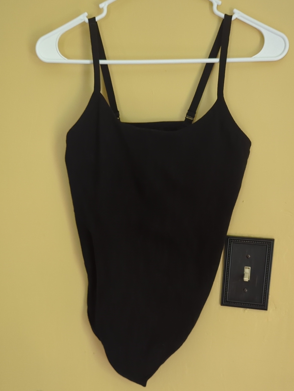 Auden Black Lightly Lined Bodysuit